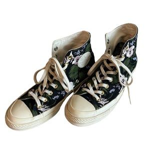 Chuck Taylor 70 High Top Floral Black Cherry Blossom